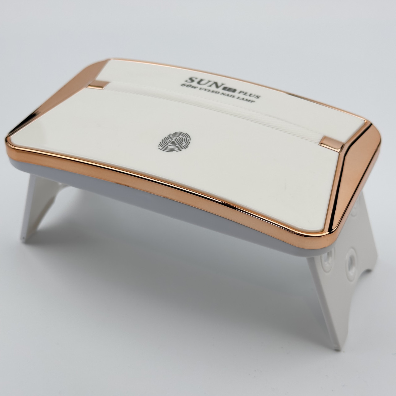 Біла професійна лампа UV/LED Sun 12 Plus на 60 Вт. (на USB) сенсорна для манікюру та педикюру, фото 1