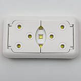 Біла професійна лампа UV/LED Sun 12 Plus на 60 Вт. (на USB) сенсорна для манікюру та педикюру, фото 4
