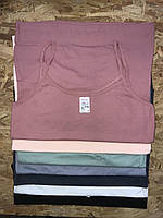 Майка жіноча в рубчик на тонких брителях Туреччина HNX