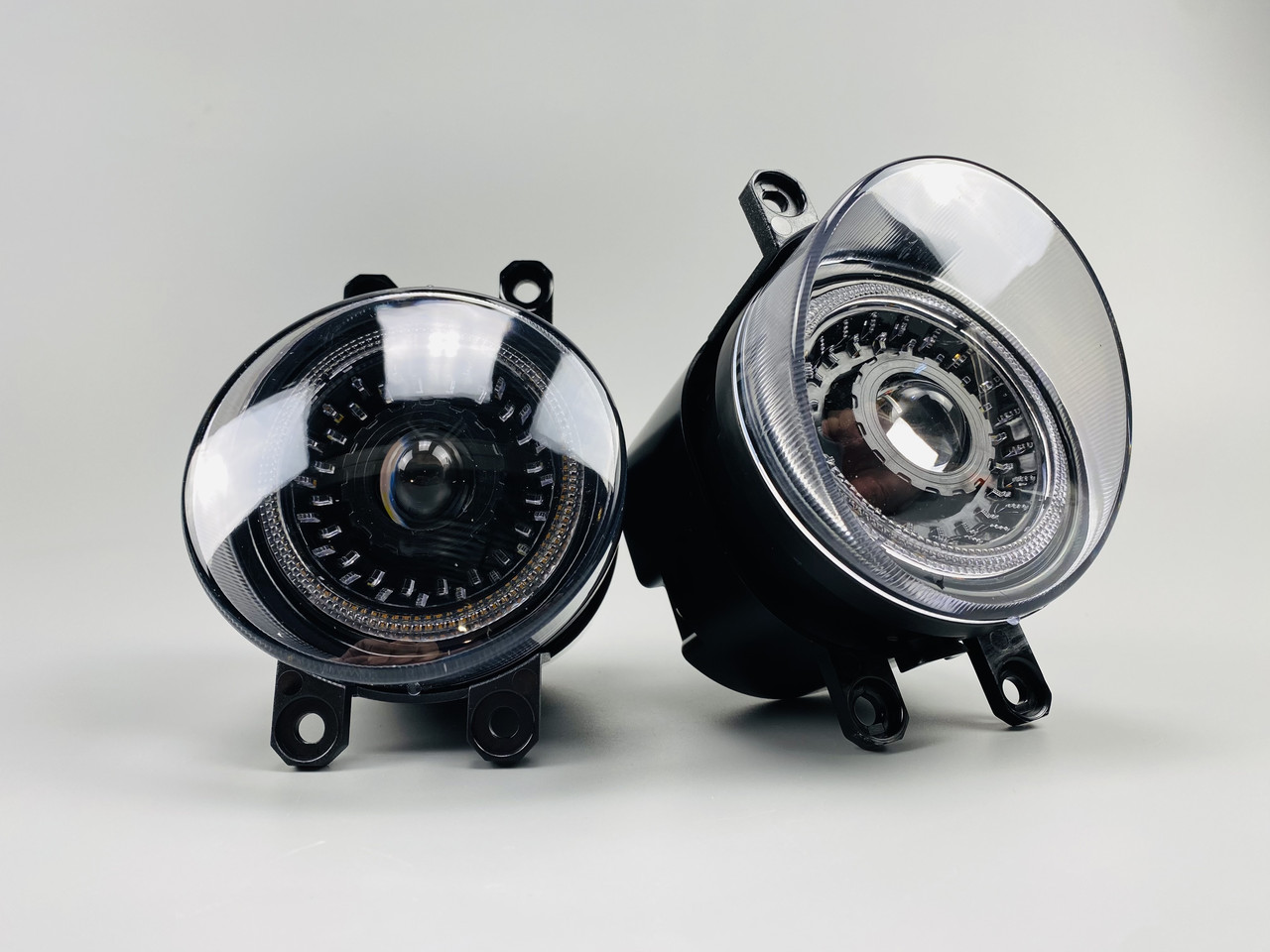 Комплект протитумованих фар 60W 3.5 дюйма 6000LM з денними ходовими вогнями, універсальна Фара LED, фото 1