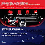 Автосканер Konnwei KW906 Supports all OBD ll protocols Red BT 5.0 для Android та iOS, фото 4