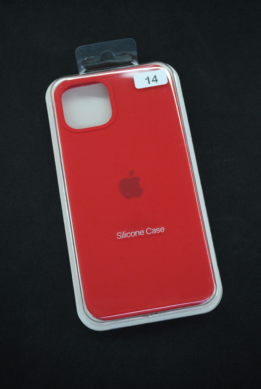 Чохол силіконовий для телефону iPhone 15Plus Silicone Case Orig FULL №14 Red 4you