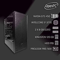 ПК - «TotalBlack», Intel Core i7, ОЗП 16, NVidia GTS 450, SSD 120Gb, HDD 1Tb