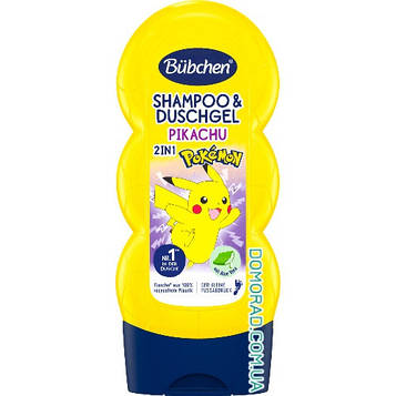 Bubchen Шампунь + гель-душ для дітей Pokemon 230ml