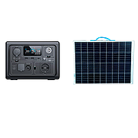 Комплект Bluetti EB3A + набір BlueSolar 180(90х2)W