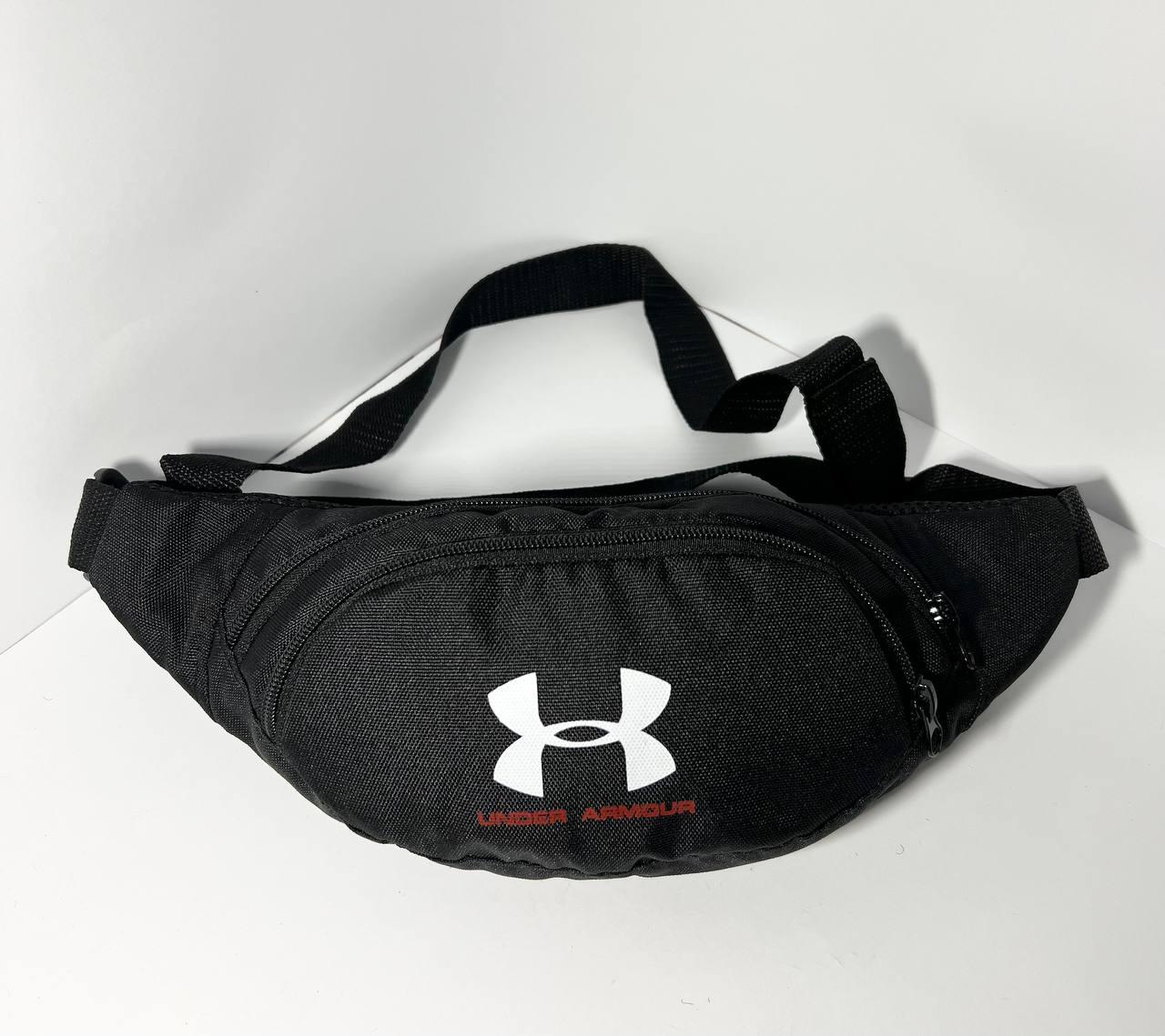 Сумка - бананка на два відділення Under Armour розмір 25*7 см