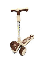 Дитячий складаний музичний самокат Авес-7 Scooter