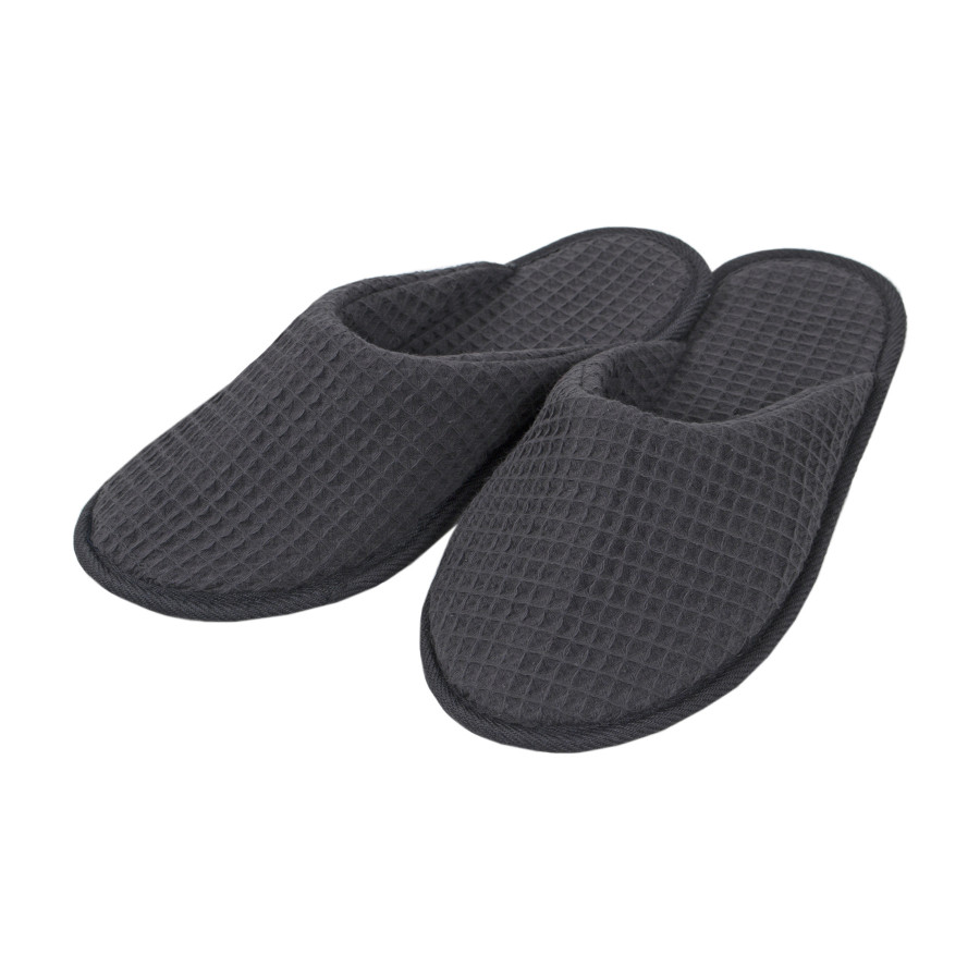 Тапочки Lotus Home - Waffle antrasit антрацит оптом, фото 1