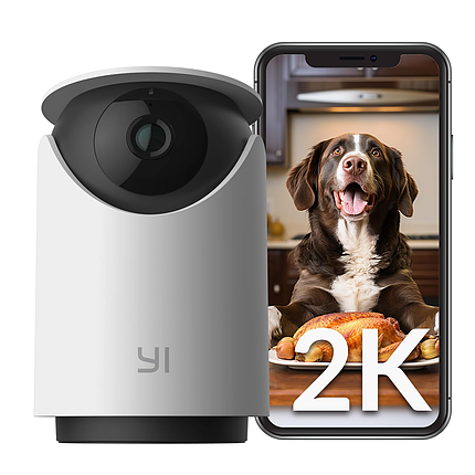 IP-камера Xiaomi YI Dome Camera U 2K YHS.5020 WiFi 360° відеоняня, фото 1