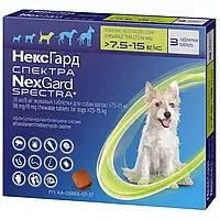 Жувальні пігулки для собак Boehringer Ingelheim NexGard Spectra (НексГард Спектра) М 7.5-15 кг (3 шт.)