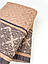 Рушник лицьовий махровий Візерунок (бежевий) 100х50 см, фото 5