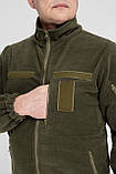 Флісова кофта ЗСУ (хакі) 46, фото 5