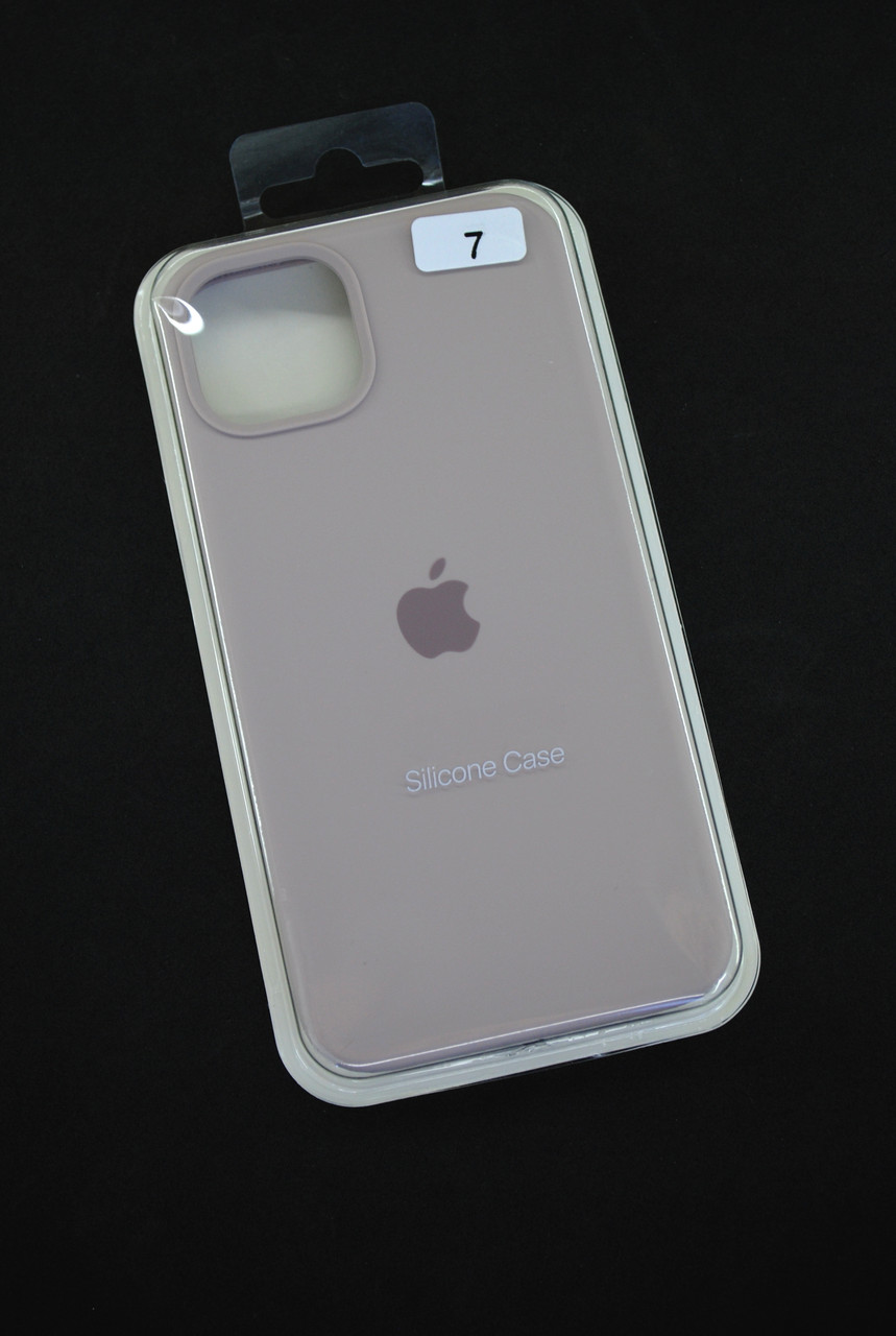 Чохол для телефону iPhone 15 Silicone Case original FULL №7 Lavander (4you), фото 1