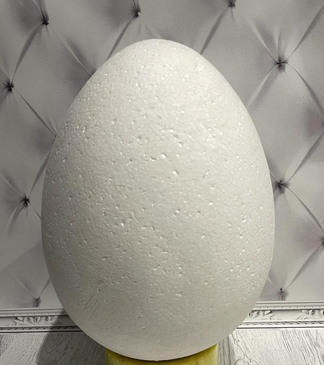 Яйце з пінопласту 90 см для фотозон та великоднього декору, велика заготовка, фото 1