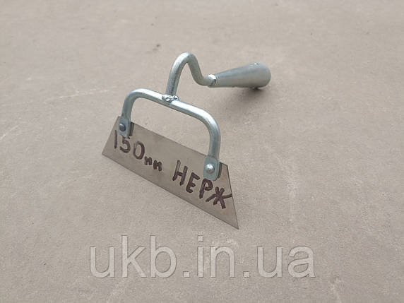 Сапа-тяпка металєва кльопана 150 мм (НЕРЖ), фото 1