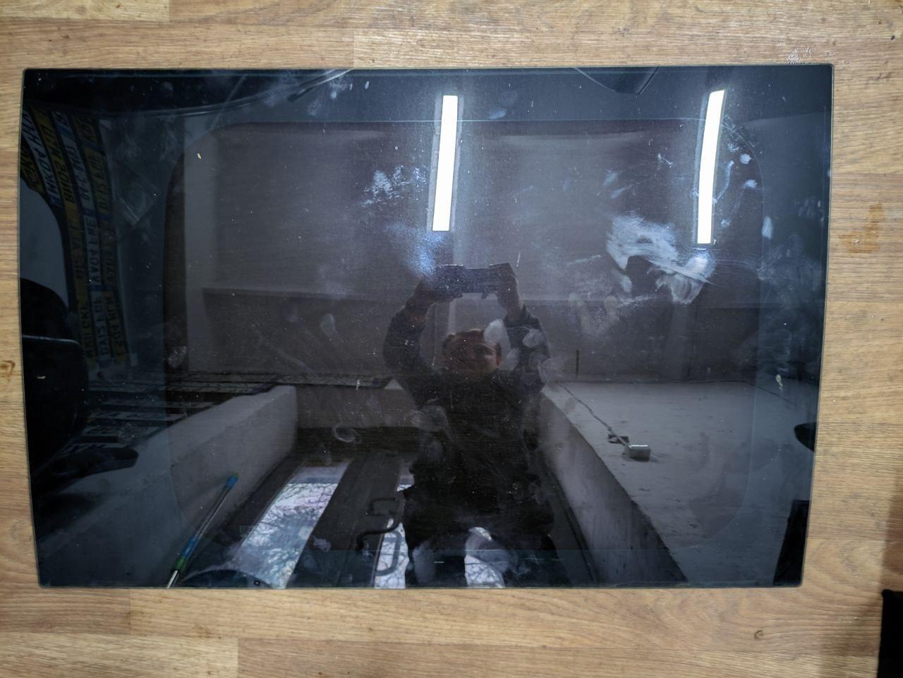 Скло бокове заднє праве (коротка база)  Renault Trafic, Opel Vivaro 2001-2014, 8200672736 (Б/У), фото 1