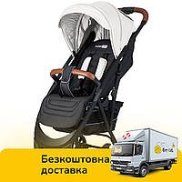 Прогулочная коляска FreeON (5-ти точечные ремни безоп.) LUX Premium Light Grey-Black 44695 Светло-серо-черная