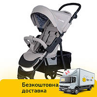 Коляска прогулочная для новорожденных 2 в 1 (с автокреслом 0+) FreeON ACTION DUO Beige