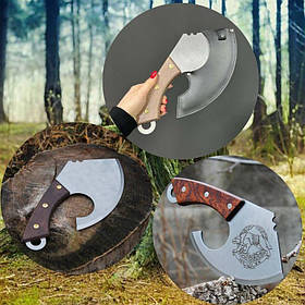 Ніж-сокирка, для обработки мяса, для рубки суставов и сухожилий + Шкіряний чохол для ножа