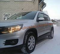 Дефлектори вікон (вітровики) COBRA-Tuning на VW TIGUAN 2008-2011