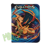 Альбом-книжка для 400 карток на замку (+4 додаткових картки) Evolutions