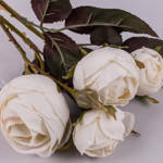 Роза штучна преміум (біла), фото 2