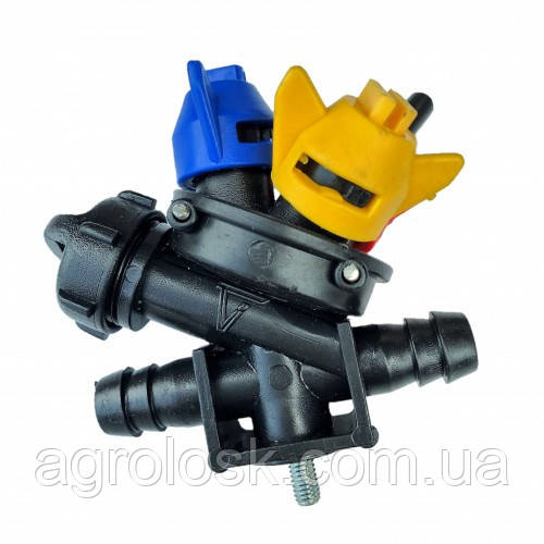 Форсунка потрійна трубна RAU 25 PRO LINE Agroplast AP0-100/G09_25
