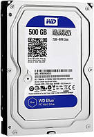 Жесткий диск 500GB Western Digital Blue 7200rpm 32MB 3.5" SATA III (WD5000AZLX), б/у