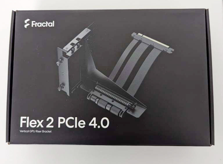 Кронштейн-райзер Fractal Design Flex 2 PCIe 4.0 x16 Black Vertical GPU Riser with Bracket