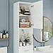 Шафа для ванної, стелаж для зберігання приладдя ванної кімнати, колір Білий, фото 6