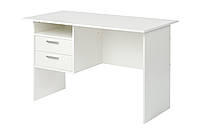 Компьютерный стол (с ящиками), стол офисный, стол для школьника, цвет Белый