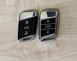 Захисний чохол для ключа автомобілів без жала селиконовий Volkswagen Passat B8, Golf 7, Tiguan , Skoda Octavia A7, Seat