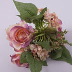 Букет троянди + цвіт яблуні + кактус (терракотово фіолетовий), фото 2