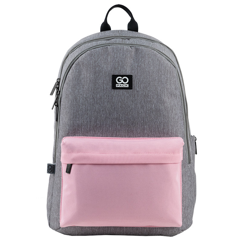 Рюкзак сіро-рожевий GoPack Education Teens GO24-140L-1