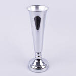 Металева ваза срібна подовжена, фото 3
