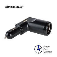 Автомобильное зарядное Silver Crest 3хUSB (12-24 В) Smart Fast Charge, Германия
