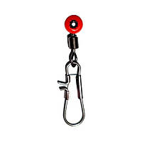 Вертлюжок застібка Lucky John Moving Roling Swivel 00M 15kg 10шт (5055-00M)