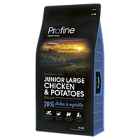 Profine Junior Large Chicken & Potatoes 15 кг сухой корм для щенков Профайн (124798-21) BE