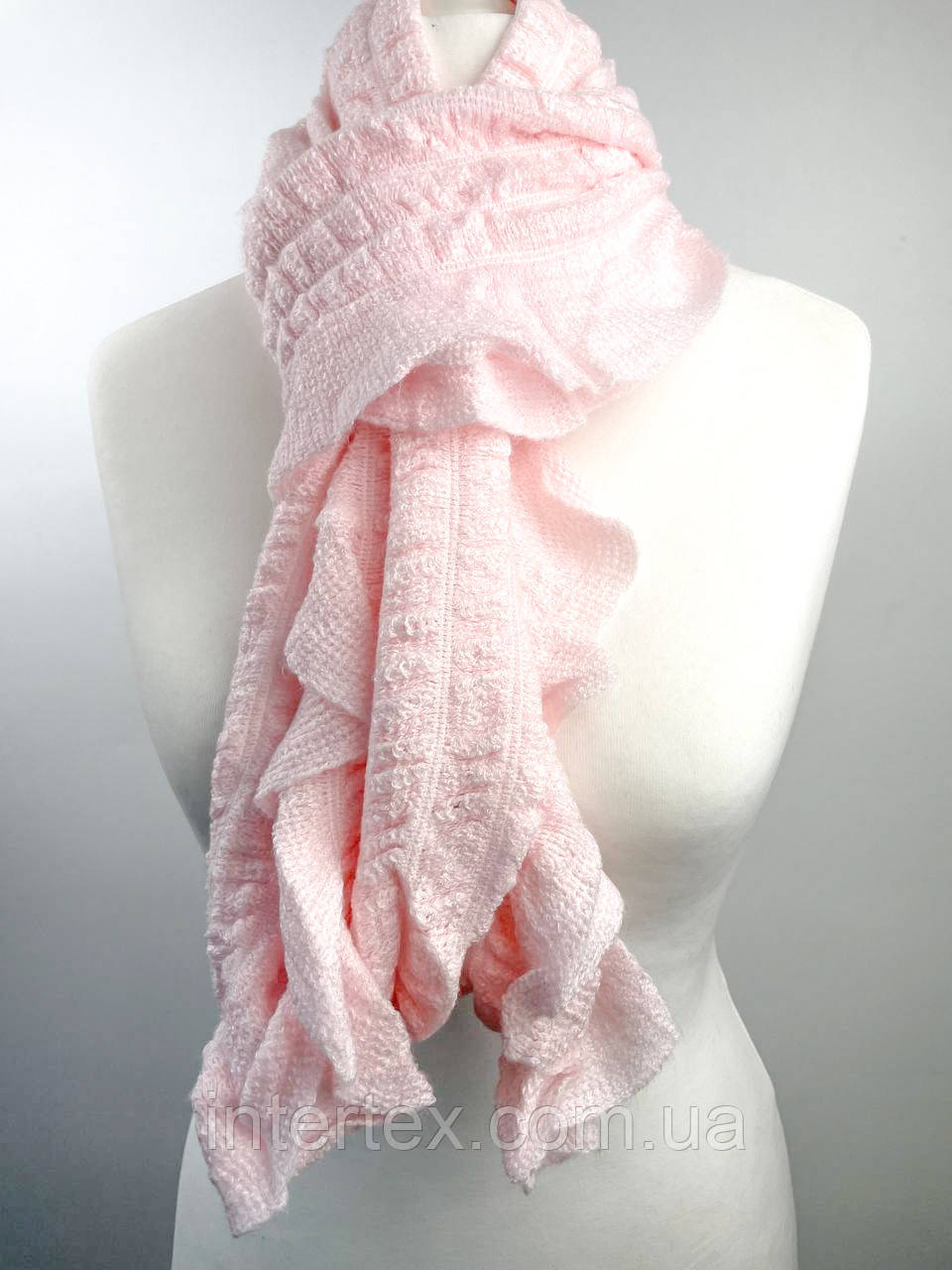 Хомут Елізабет (в'язаний) рожевий, фото 1