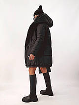 Шикарна жіноча куртка на синтепоні 100, тканина "Плащівка" 48, 50, 52, 54, 56, 58, 60, 62 розмір 48, фото 2