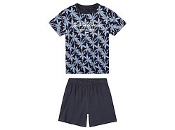 Комплект піжамний Pepperts піжама для хлопчика: футболка, шорти, темно-синій, розміри 134-164