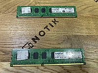 Оперативна пам'ять для ПК CRUCIAL 4GB DDR3 1600MHz (CT51264BA160B, CT51264BA160BJ) | Вживана