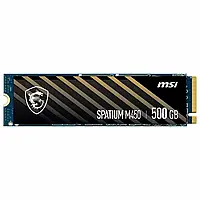 SSD диск MSI Spatium M450 500GB M.2 2280 PCIe 4.0 x4 NVMe 3D NAND TLC (S78-440K220-P83)