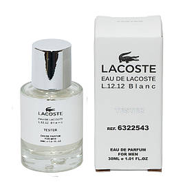 Тестер  мужской Lacoste eau de lacoste L.12.12 Blanc, 30 мл.