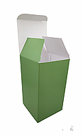 Коробка для упаковки подарков грязно-салатовая