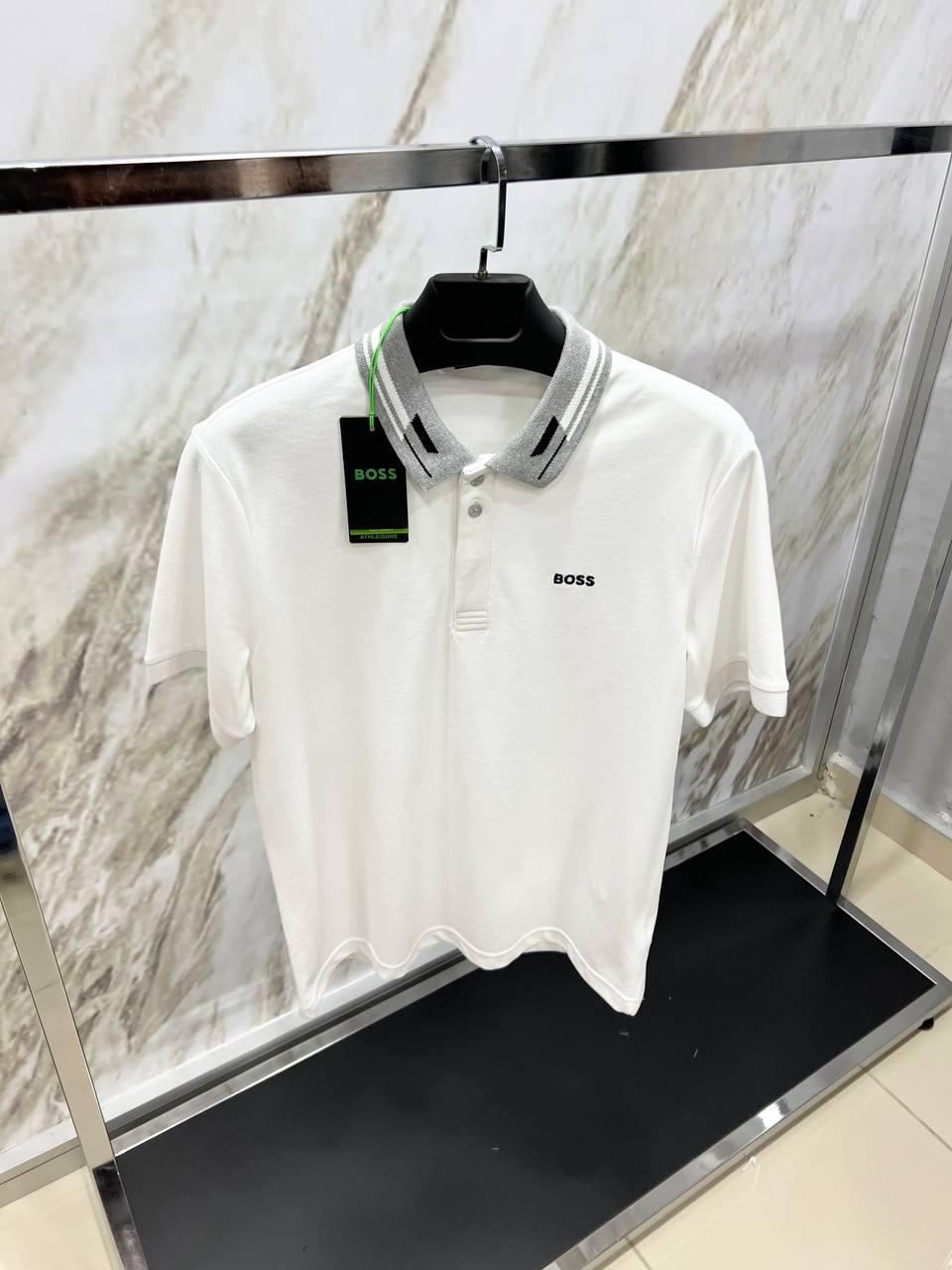 Чоловіча футболка поло HUGO Boss CK7604 біла