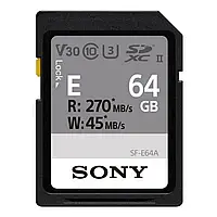 Карта памяти Sony SDXC 64GB C10 UHS-II U3 V60 R270/W45MB/s