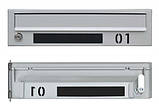 Поштова скринька LEVMETAL багатосекціна Е1-07.D на 7 секцій Сірий 915x390x200, фото 6