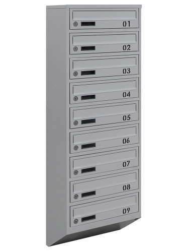 Поштова скринька LEVMETAL Е1-09.B на 9 секцій Серій 1135x390x200