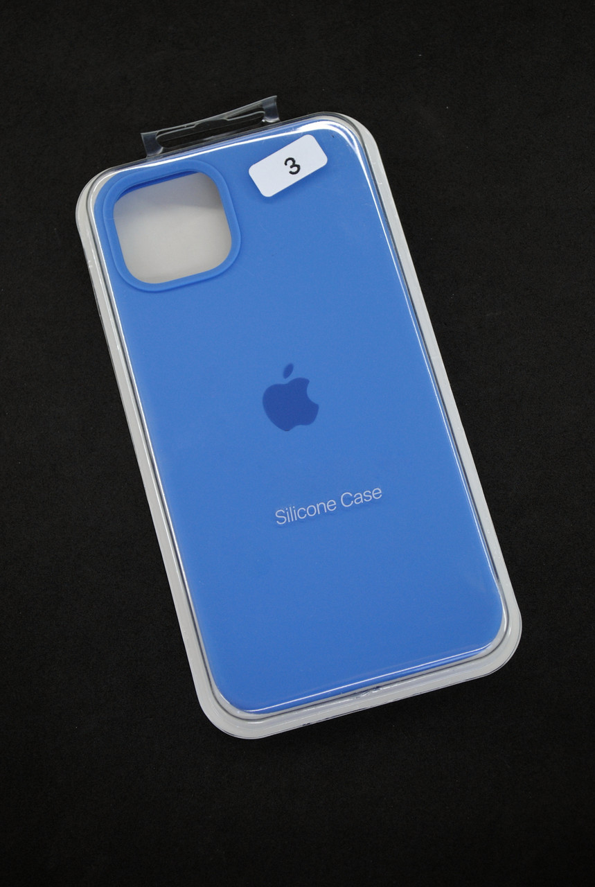 Чохол для телефону iPhone 15 Silicone Case original FULL №3 iris (4you)